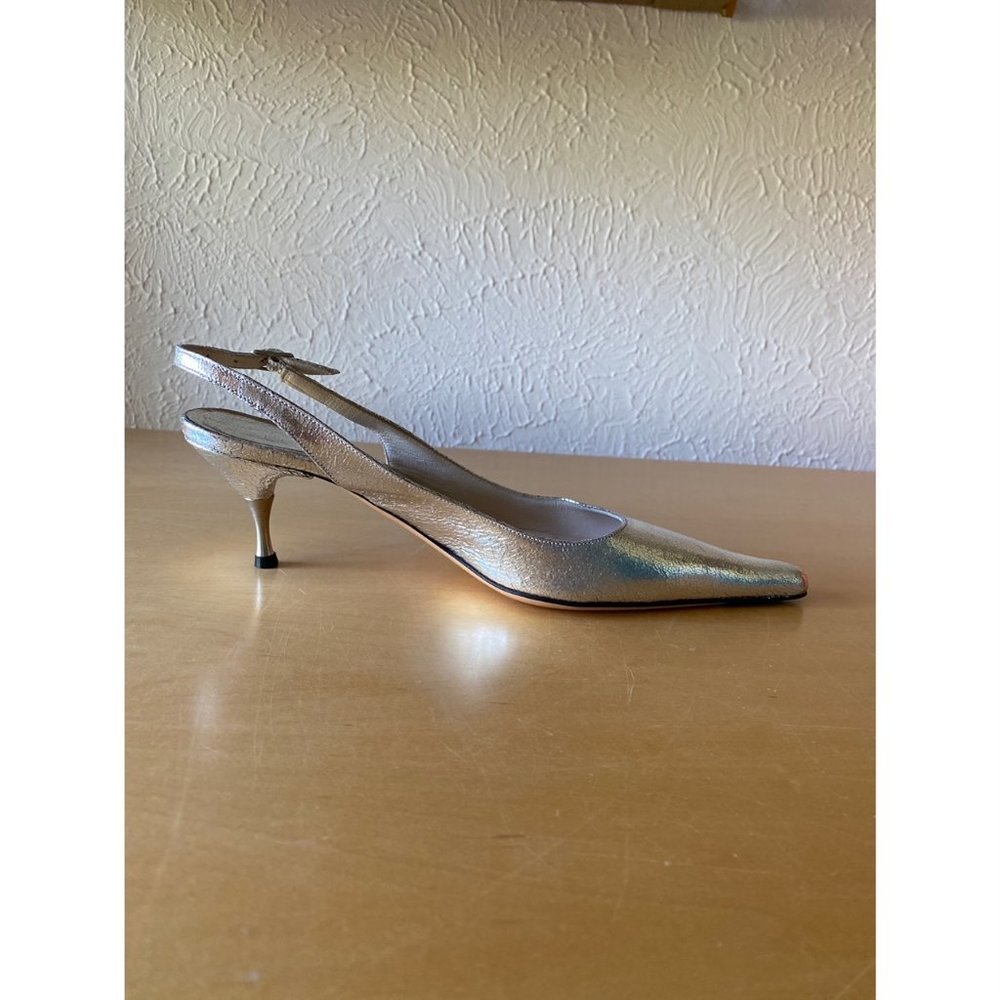 Emma Hope's Silver Slingback Shoes EU 37.5